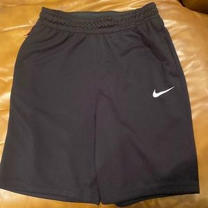 Black Nike athletic shorts